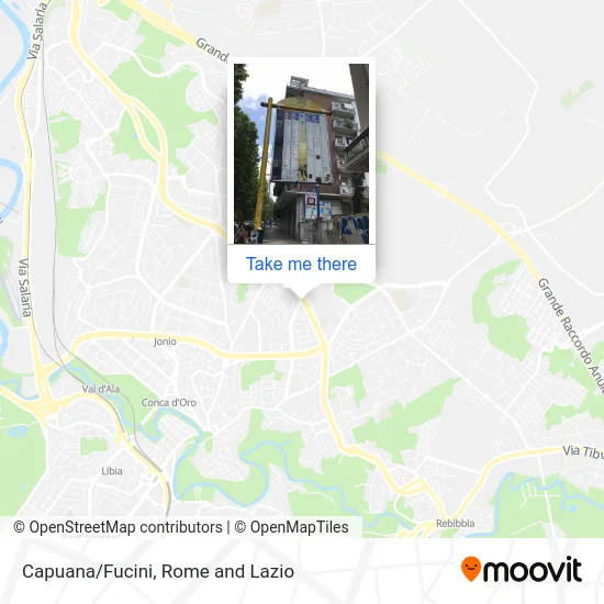 Capuana/Fucini map