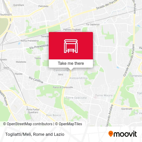 Togliatti/Meli map