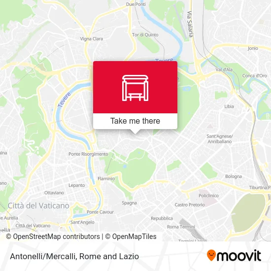 Antonelli/Mercalli map