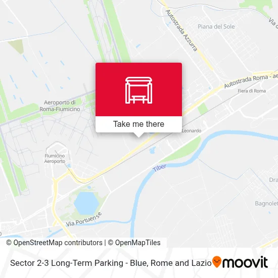 Sector 2-3 Long-Term Parking - Blue map