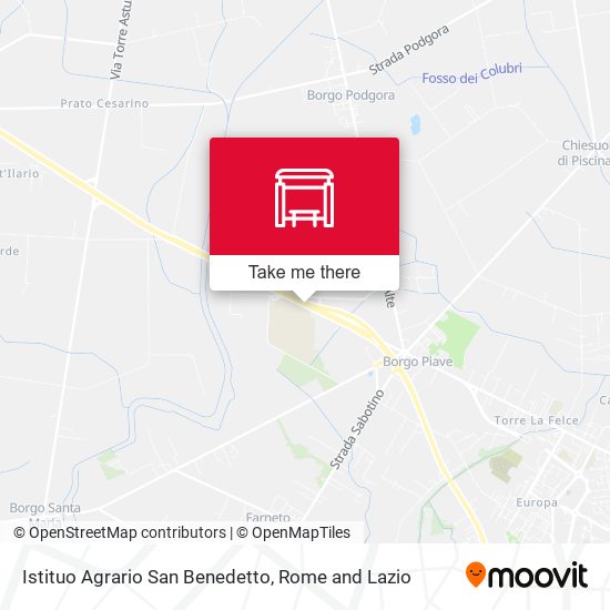 Istituo Agrario San Benedetto map