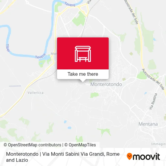 Monterotondo | Via Monti Sabini Via Grandi map