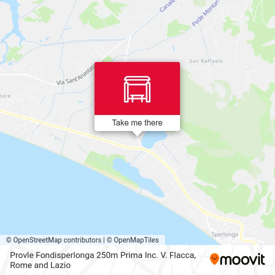 Provle Fondisperlonga 250m Before Flacca Junction map