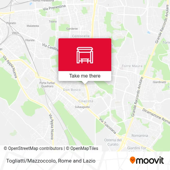 Togliatti/Mazzoccolo map