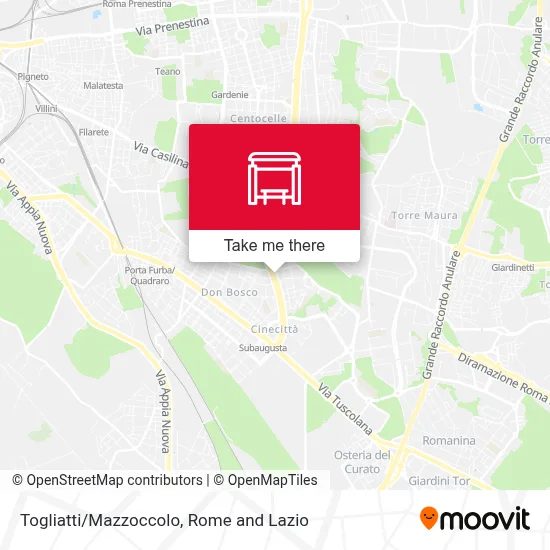 Togliatti/Mazzoccolo map
