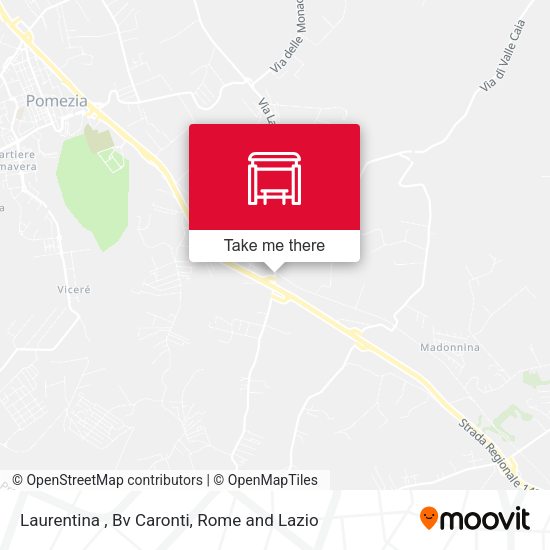 Laurentina , Bv Caronti map