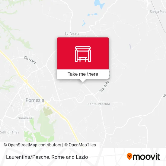 Laurentina/Pesche map