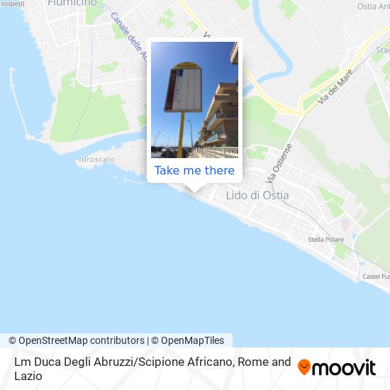 Lm Duca Degli Abruzzi / Scipione Africano map