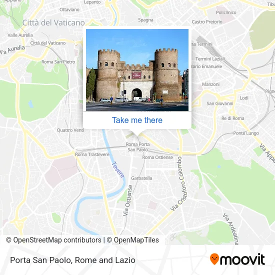 Porta San Paolo map