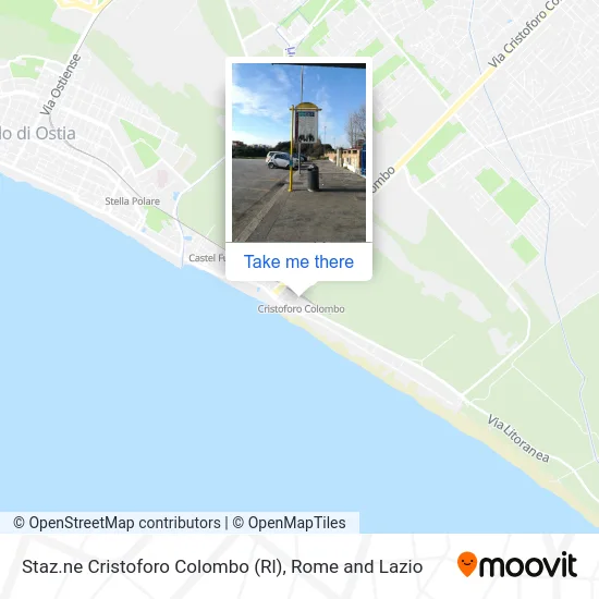 Cristoforo Colombo Station map