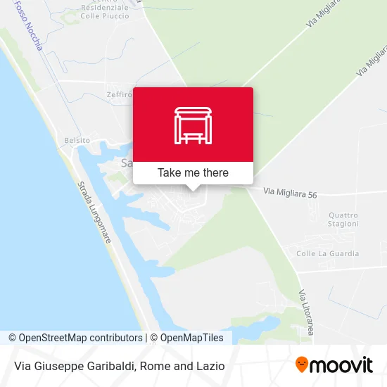 Giuseppe Garibaldi Street map