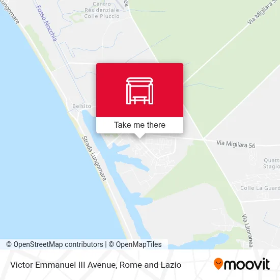 Victor Emmanuel III Avenue map