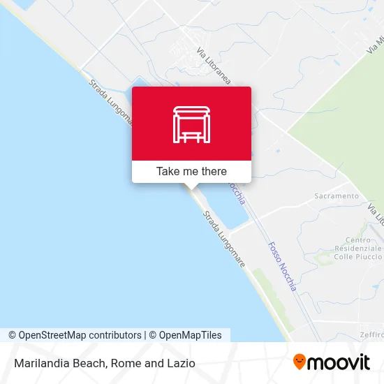 Marilandia Beach map