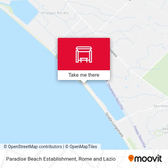 Paradise Beach Establishment map