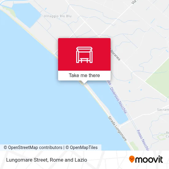 Lungomare Street map