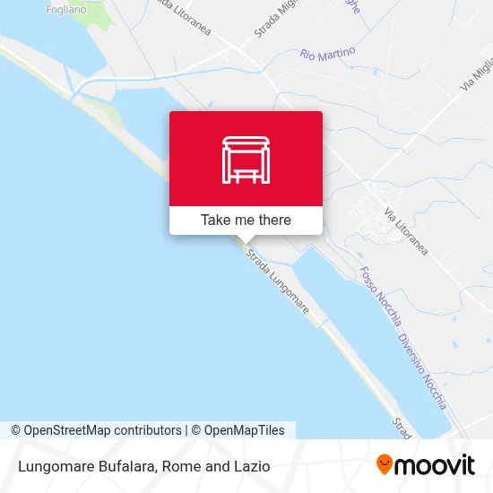 Lungomare Bufalara map