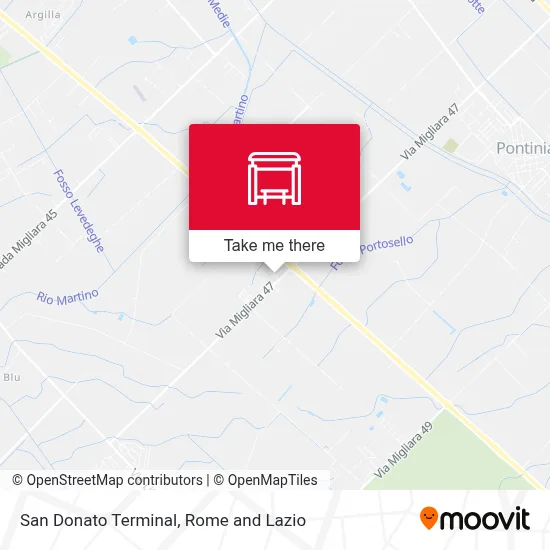 San Donato Terminal map
