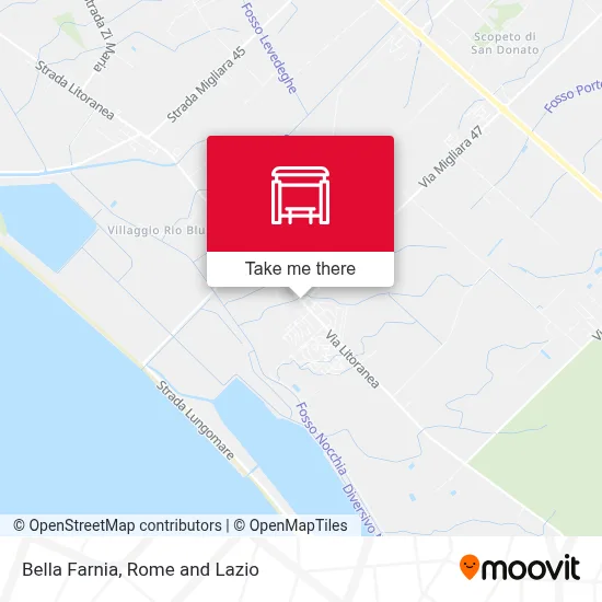 Bella Farnia map