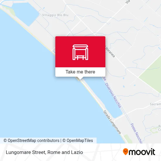 Lungomare Street map