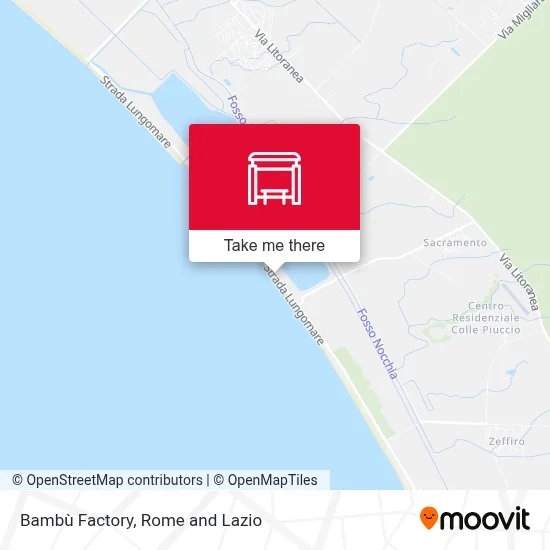 Bambù Factory map