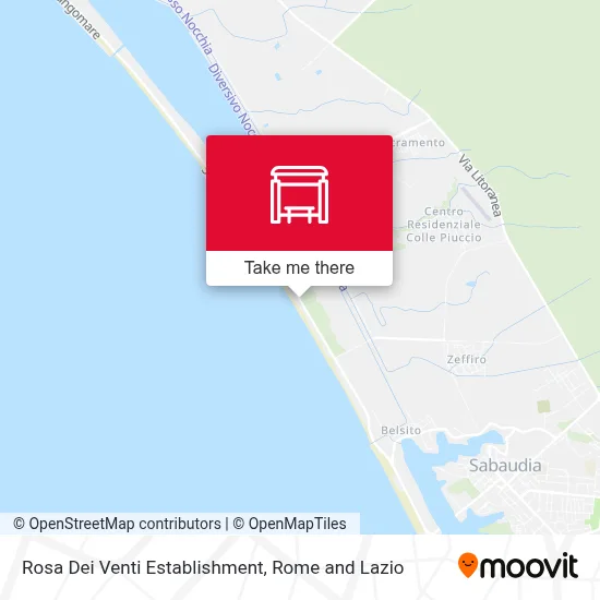 Rosa Dei Venti Establishment map