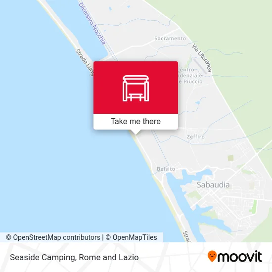 Seaside Camping map