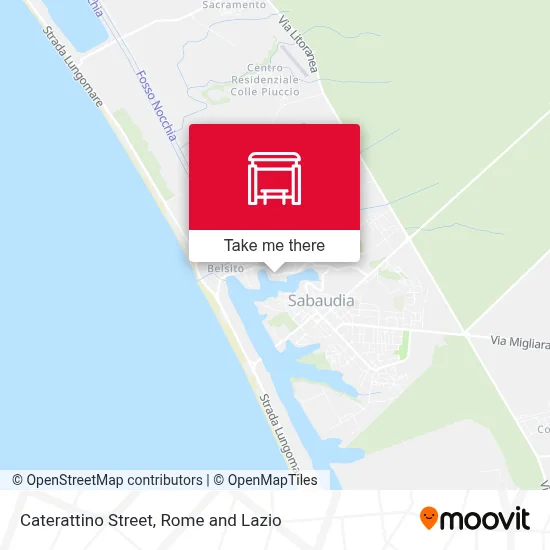 Caterattino Street map