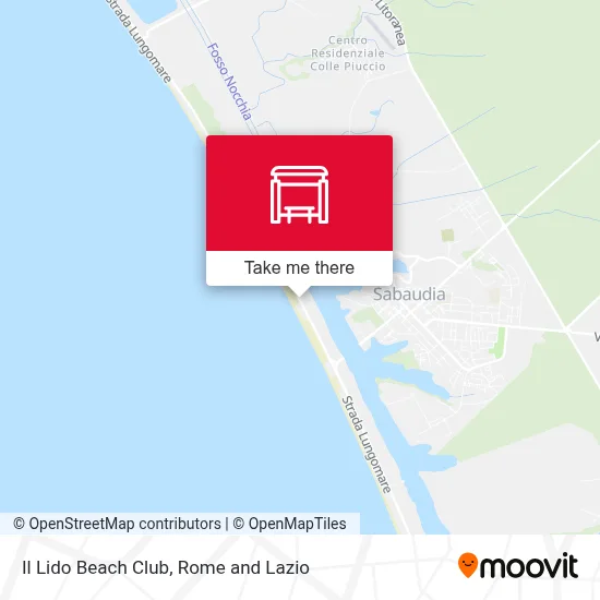 Il Lido Beach Club map