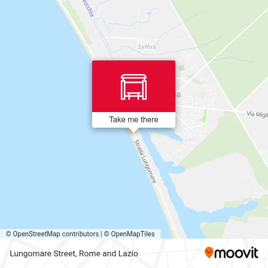 Lungomare Street map