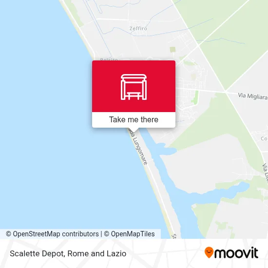 Scalette Depot map