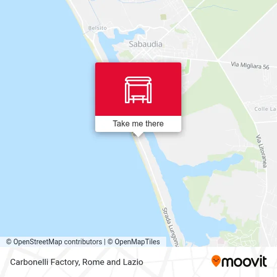 Carbonelli Factory map