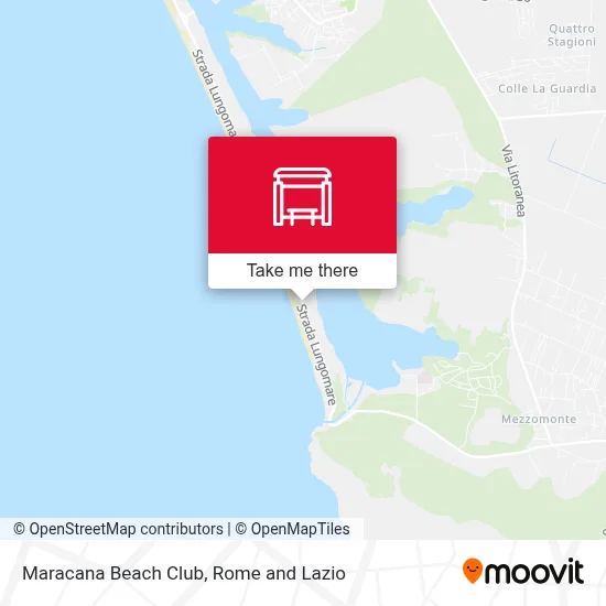 Maracana Beach Club map
