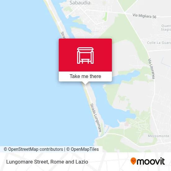 Lungomare Street map