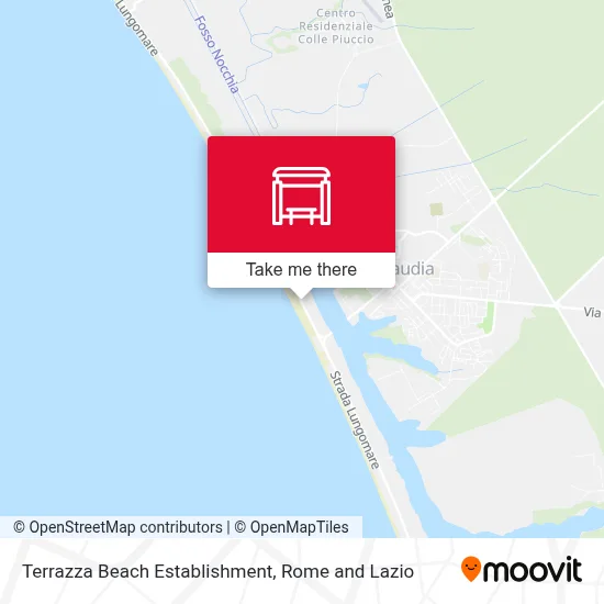 Terrazza Beach Establishment map