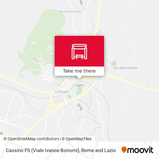 Cassino FS (Viale Ivanoe Bonomi) map