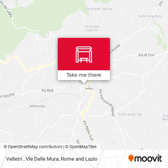 Velletri , Vle Delle Mura map