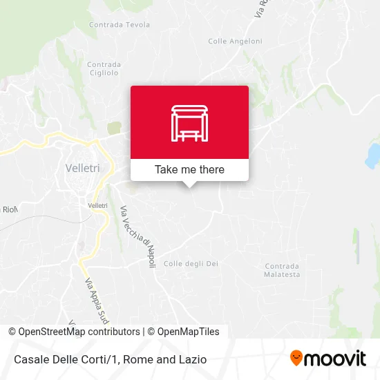 Casale Delle Corti/1 map