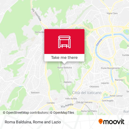 Roma Balduina map