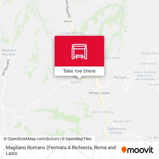 Magliano Romano map