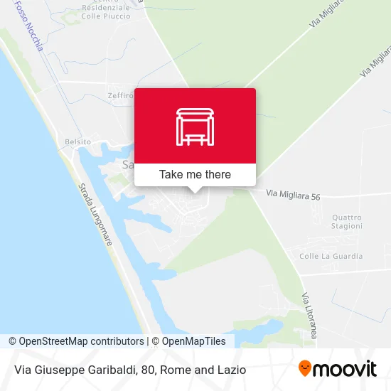 Via Giuseppe Garibaldi, 80 map