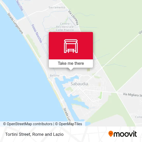 Tortini Street map