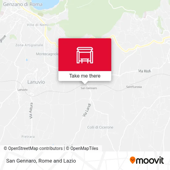 San Gennaro map
