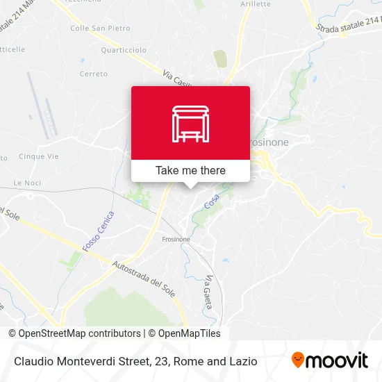 Claudio Monteverdi Street, 23 map
