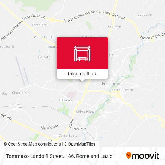 Tommaso Landolfi Street, 186 map