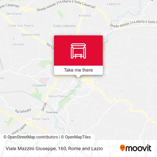 Mazzini Giuseppe Avenue, 160 map