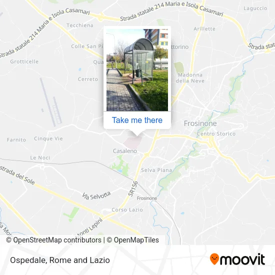 Ospedale map