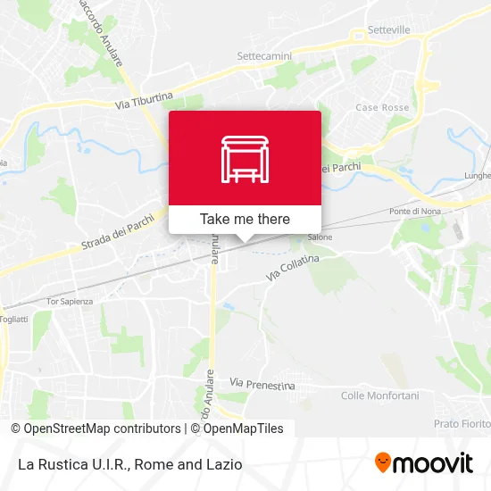 La Rustica U.I.R. map