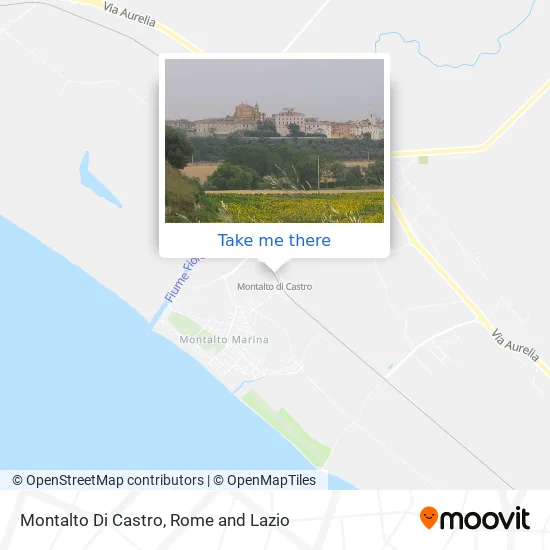 Montalto Di Castro map