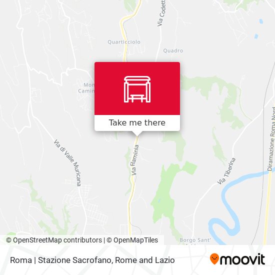 Roma | Stazione Sacrofano map