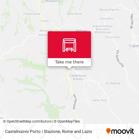 Castelnuovo Porto | Stazione map